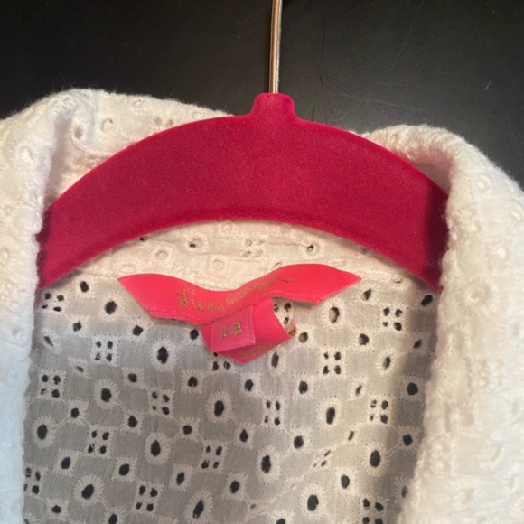 Lilly Pulitzer Eyelet Lace Button Down Top - Picture 2 of 3